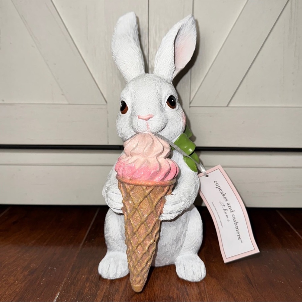 Cupcakes and Cashmere Easter Bunny with Ice Cream